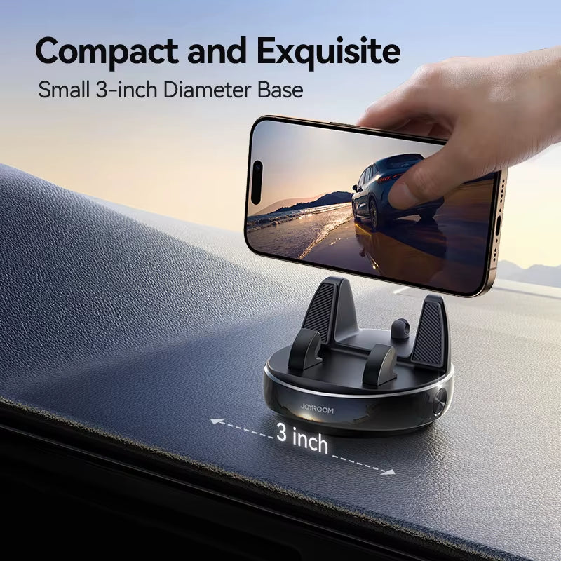 Joyroom Dashboard Car Phone Mount Holder One-Handed Operation Car Navigation Holder for 4.7-7'' Phones 360° Rotation JR-ZS330