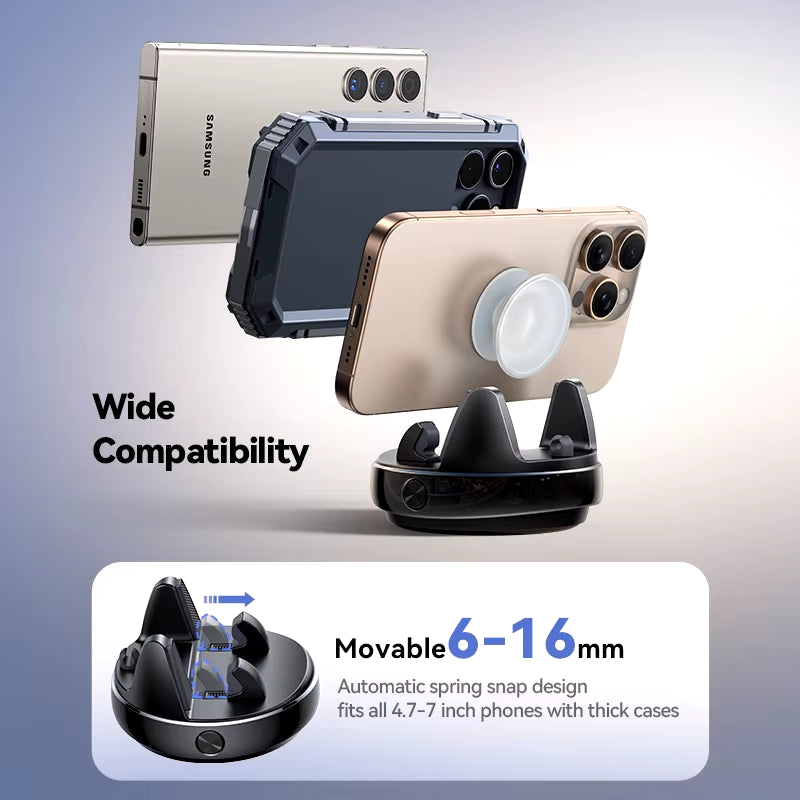 Joyroom Dashboard Car Phone Mount Holder One-Handed Operation Car Navigation Holder for 4.7-7'' Phones 360° Rotation JR-ZS330